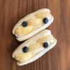 桃のフルーツサンド「【カフェスペース新メニュー】季節限定！桃のフルーツサンド販売中♪」