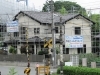 完成間近　塗装の仕上り確認の為にメッシュを撤去「完成間近　外壁塗装工事 新商品　御殿場・小山で初の塗料メーカーとのコラボ企画　メーカー責任施工」