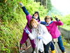 何時でも何処でも元気な笑顔 「道掃除頑張ります。」「地域の道掃除に参加しました。」