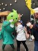 マスコット、マメリンと(^_^)v「上田とうふスタッフ世界枝豆早食い選手権出てきました( *´艸)《西京区　上田とうふ　世界大会　( ≧∀≦)》」