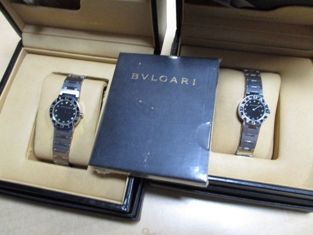 BVLGARI・BB 23 ／BB 26 「ブルガリブルガリをペアでお買取させて頂きましたブランド時計のお買取は買取専門店大吉　佐世保店へお任せ下さい！」