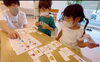 丁寧に指導　園児も単語を読めます。「楽しく通っているだけで英語の土台がしっかりできる　英語&ダンス　glory」