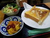 Aセット こちらに珈琲or紅茶が付いて500円「早朝お試し営業」