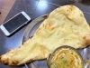 お得なクーポン有→→「ボリューム満点♪ プレーンナンの大きさ！The size of plain naan【Indian Nepal Restaurant PURNIMA】」