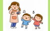 「北区太平の児童ディサービス】真似をする」