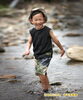 川で遊びながらロケ撮影♪　ナチュラルな笑顔(^^)「募集を締め切りました【なつのじかん写真展】キャンセル待ちはこちらをご覧ください。」