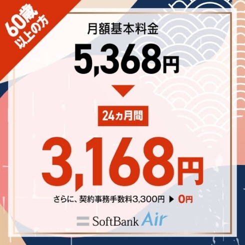 　「ソフトバンクAirキャンペーン終了のお知らせ‼️」