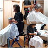 丁寧にカットして頂けて、利用者様からも好評です☺️「待ちに待ってた出張理美容✂︎✂︎」