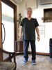 ユニフォームを着た私の写真「【脳卒中/脳性小児麻痺】ユニフォーム【リハビリ】」