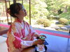 山本亭でお茶を一服「明日も開催！【葛飾区限定！成人式の豪華振袖フルセットレンタル店】」