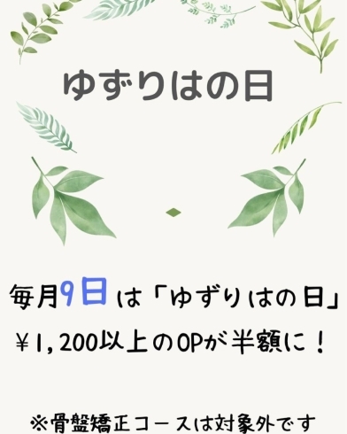 「ゆずりはの日【清田区にあるスポーツ特化の整骨院】」