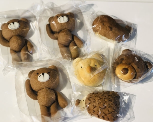 可愛い動物ぱん♪「那須塩原くまちゃんパン♪」