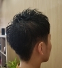 スパイキーショートスタイル。「【メンズカット/仙台/駅前/個室/サロン/理容室/床屋】夏でも動きと軽さは必須‼️(^-^)スパイキーショート？スタイルで軽やかに✨【マッシュヘア/刈り上げマッシュヘア/ツーブロックカット/フェードカット】」