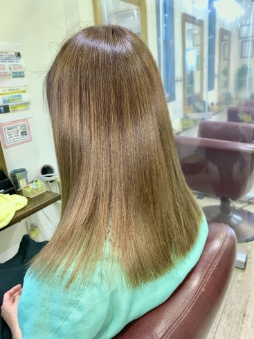 髪質改善トリートメントカラー「米子美容室アンティカ/髪質改善トリートメントとヘアカラーで美髪チャージ‼️」