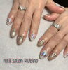 「ギラギラキラキラ　【札幌市南区川沿　nail salon Rubino】」