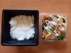 「一魚一会　明日の日替り弁当はロコモコハンバーグ」