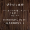 「鎌倉彫を体験　～小鳥か椿を選んで小さなお盆作り～(全2回)【磯子区・上中里地区センター】」