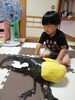「新聞紙でヘラクレスオオカブト製作！面白い＼(^o^)／」