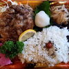 「一魚一会　明日の日替り弁当は豚こまステーキ」