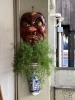 天狗と古染付の花入れです「古染付の花入れ 西船橋駅から徒歩1分のアンティクショップ!」