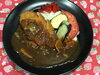 「本日のAランチは夏野菜とチキンカツカツカレー」