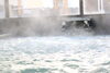 ブクブク。「【浴場案内】白湯・電気風呂」
