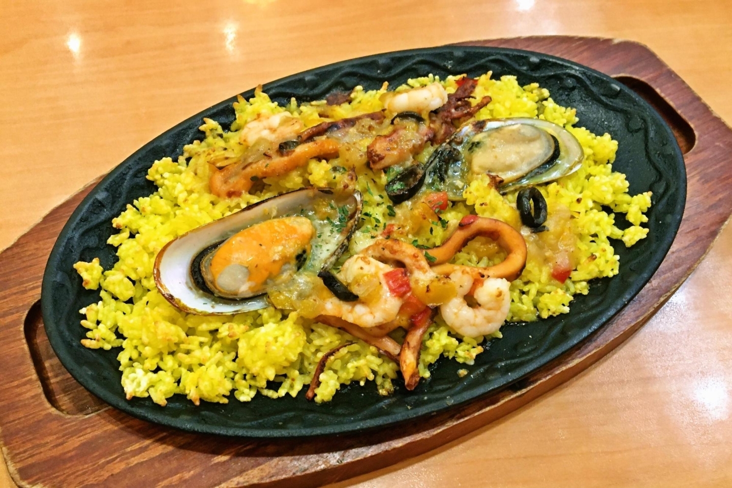 【サイゼリヤ イオンモール新発田店】海鮮のうま味がたっぷり楽しめる「シーフードパエリア」でランチ!【新発田】