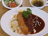 「スペシャルランチ、エスカロップの写真です。【南郷１８丁目近辺で、安くて美味しいが美味しい洋食屋】」