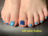 「フットネイル【札幌市南区川沿　nail salon Rubino】」