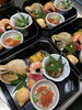 7000円税別、前菜、旬のイクラ、落葉「久しぶりの投稿華かぐらです」