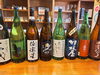 秋の限定酒です。お早めにどうぞ。「日本酒冷や卸、勢揃いです」
