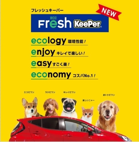 キーパーコーティングの新商品「フレッシュキーパー」〜酒田カー