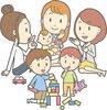「今日は「育児相談会」がありました」