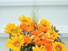 敬老の日のお花のご注文受け付けております。　【札幌市北区太平のお花屋さん　花だより】