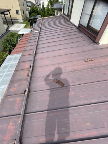 施工前「鶴岡市　屋根塗装」