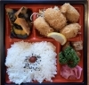 「明日の幕の内弁当は豚チーズフライと南瓜の田舎煮」