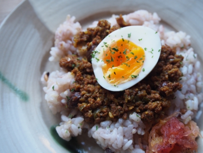 「今日は入善カレーまつり出店！」