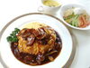 きのこソースのオムライス＆秋の彩りサラダ「   ○・。＊　週替わりアザレアランチ　＊。・○」