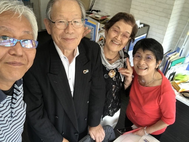中村代表と一緒に！「一般社団法人　日本１２０学会の中村代表がスマホ教室を視察に来られました。」