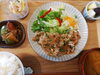 「週替わりランチ★豚の生姜焼き★です」