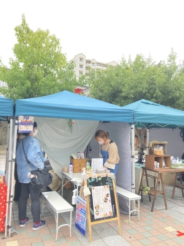 クラフト&リラクゼーションで出店「マルシェご来店頂きありがとうございました✨」