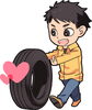 タイヤの搬入や収納をコンシェルジュが行います。「タイヤ交換が億劫に感じたら・・・」