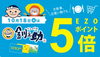 EZOポイント５倍デー「本日1日限定！EZOポイント5倍デー！」