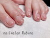 「自爪育成しながら楽しむシンプルネイル【札幌市南区川沿 ネイルサロン nailsalon Rubino】」