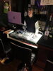 DJ が見えます「プチ改装しました」