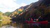 「紅葉ダム湖でカヌー」