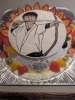 似顔絵も丁寧なオリジナルケーキ「イラストデコレーションケーキでお祝い🎂」
