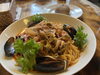 ムール貝とアサリのトマトパスタ「ランチ　ー和洋食道　Ecru(エクリュ)さん編ー」