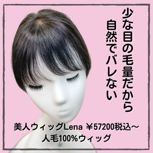 50代女性におススメ】つむじサイズの人毛100％部分ウィッグ♡ウィッグ ...