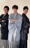 お友達同士で撮影❗️「問屋町レンタル着物　成人式男性　前撮り　お友達同士の撮影！！」